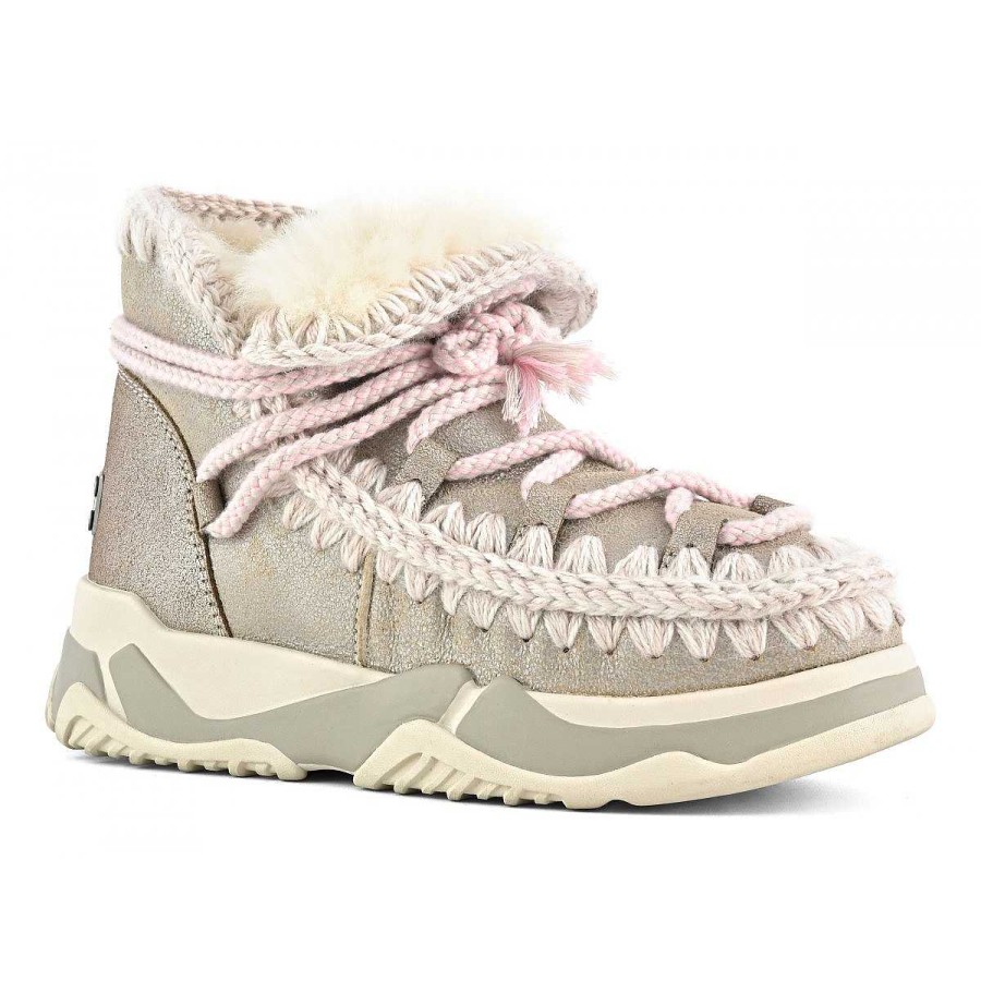 Vrouwen Mou boots Sneakers | Scoubidou-Sneaker Met Kant