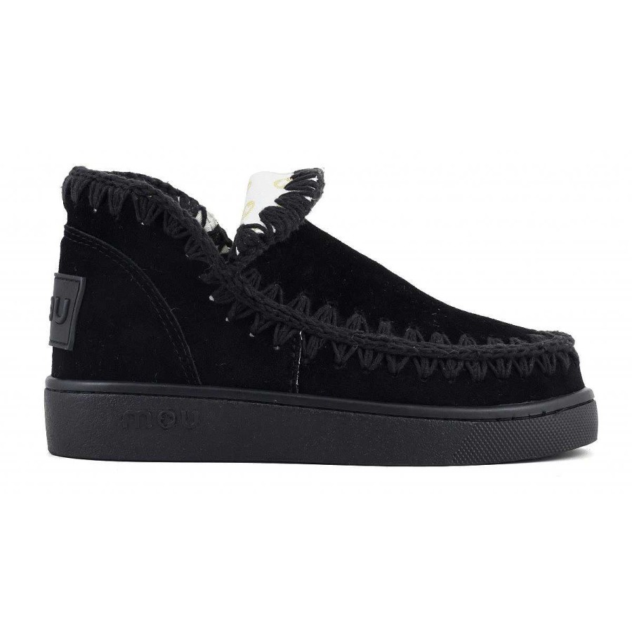 Vrouwen Mou boots Sneakers | Sneaker Monochroom Suede