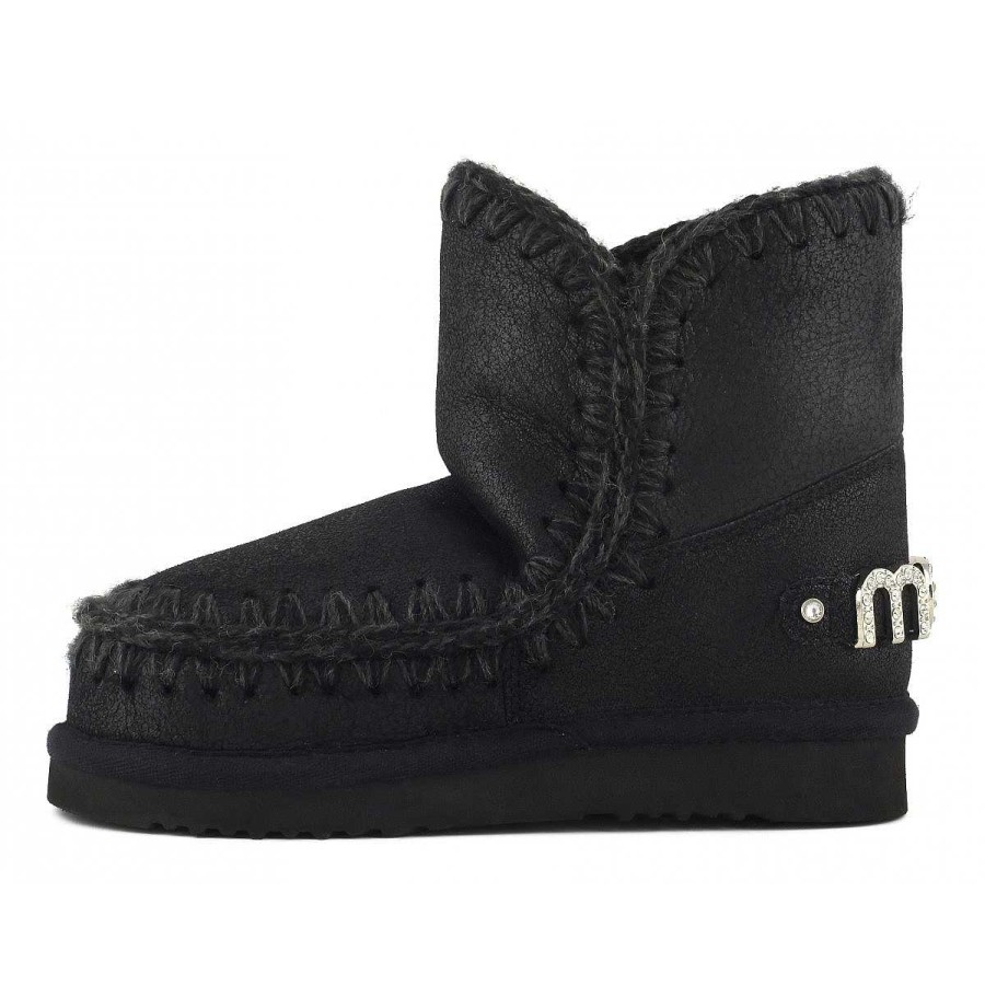 Vrouwen Mou boots Enkel Laarzen | Eskimo 18 Strass-Logo