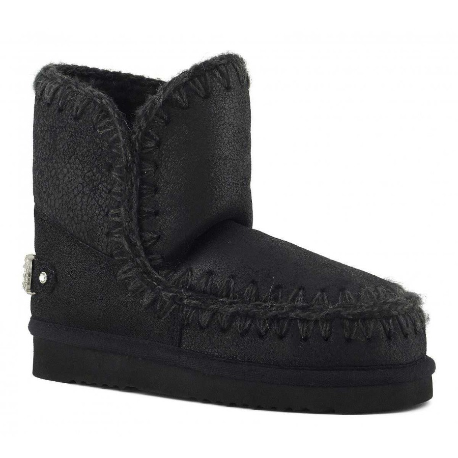 Vrouwen Mou boots Enkel Laarzen | Eskimo 18 Strass-Logo