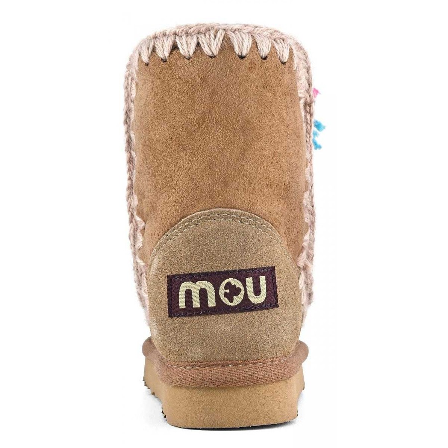 Kinderen Mou boots Halfhoge Laarzen | Eskimo Kid Wool-Bloemen