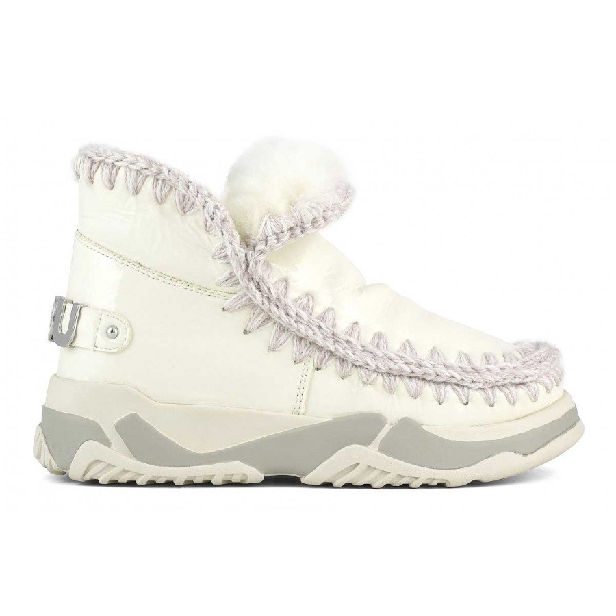 Vrouwen Mou boots Sneakers | Eskimo-Trainer Groot Metallic Logo