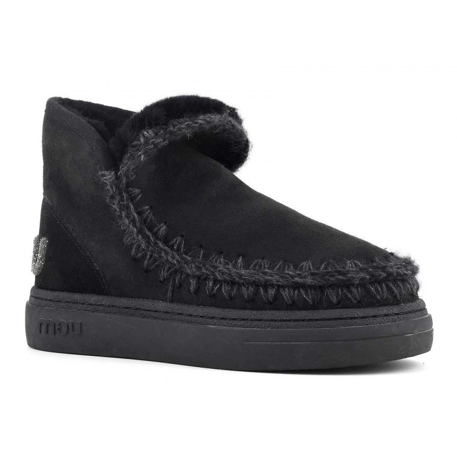 Vrouwen Mou boots Vet En Joggers | Eskimo Sneaker Vet Glitterlogo