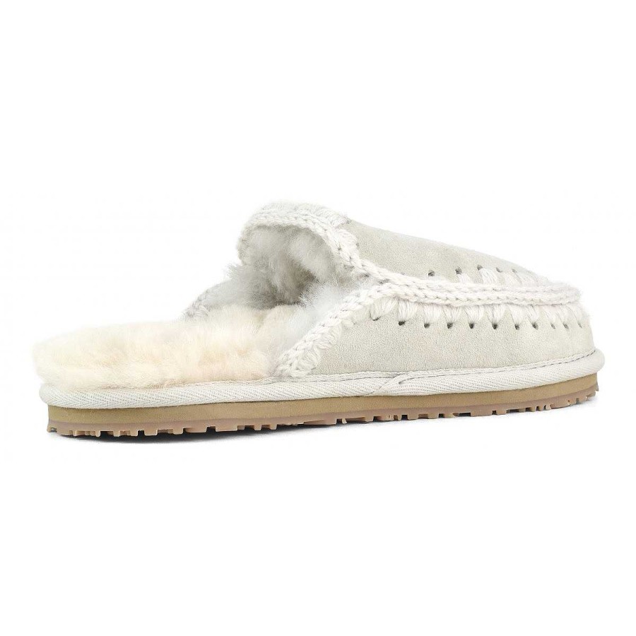 Vrouwen Mou boots Slippers | Suede Pantoffel Met Volledige Eskimo-Steek