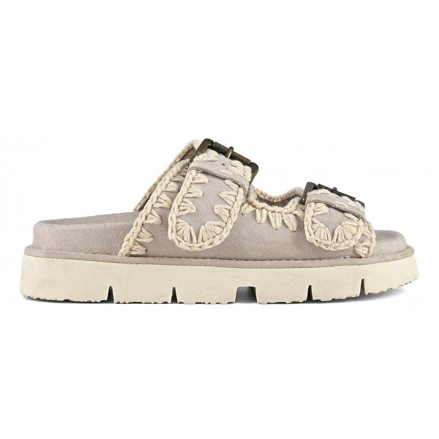 Vrouwen Mou boots Sandalen | Bio Sandaal Twee Gespen