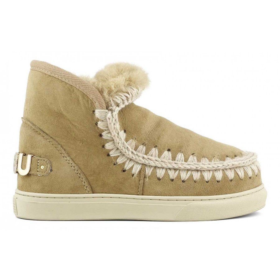 Vrouwen Mou boots Sneakers | Eskimo Sneaker Groot Metallic Logo