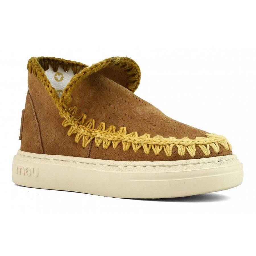 Vrouwen Mou boots Vet En Trainers | Stoere Sneaker Met Slechte Stiksels