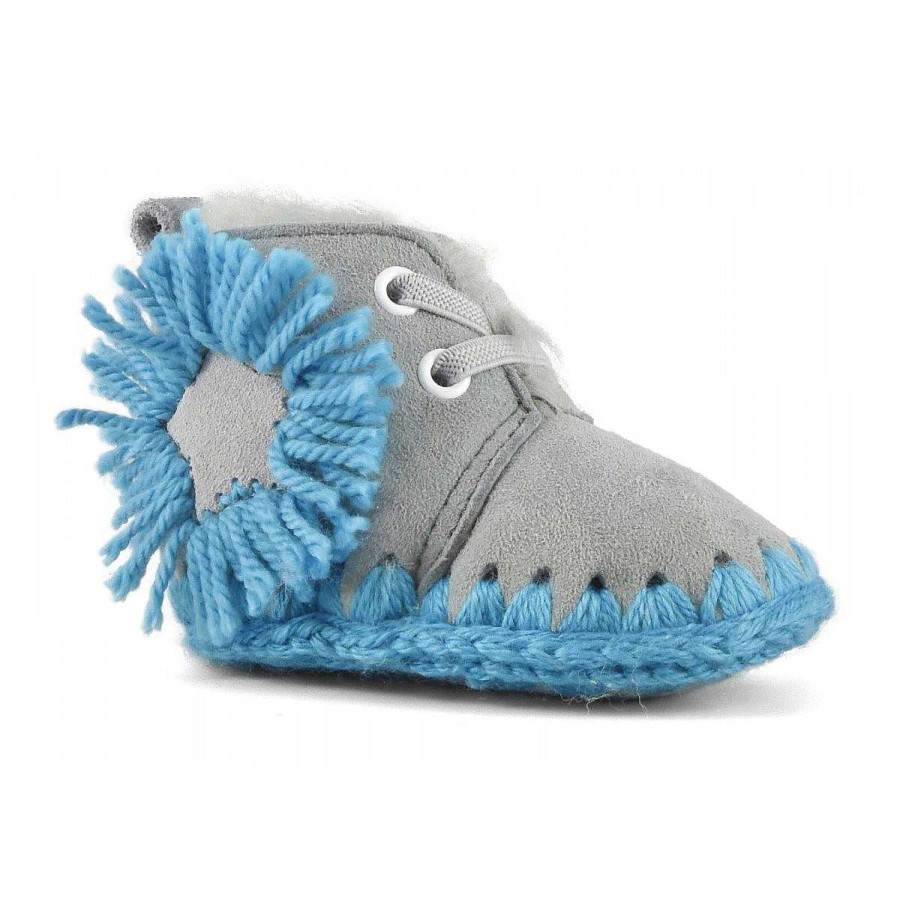 Kinderen Mou boots Sneakers | Wollen Bloem Met Veters Voor Baby'S