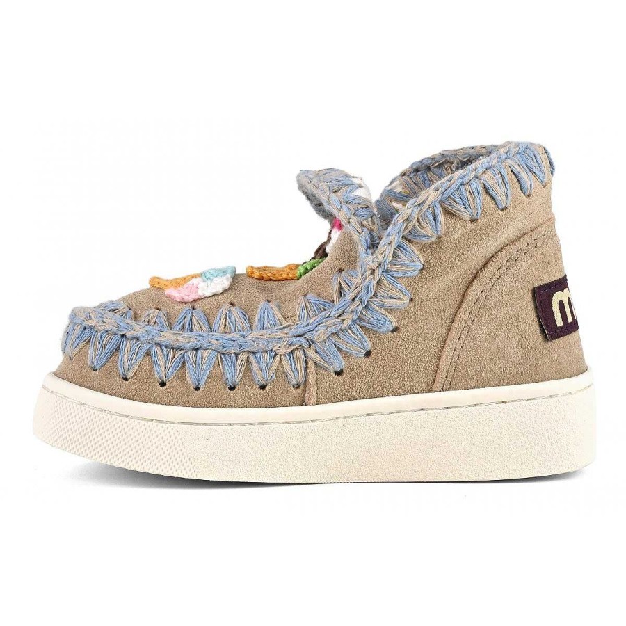 Kinderen Mou boots Sneakers | Zomer Eskimo Sneaker Kid Gehaakte Ijsjes Roze Zand