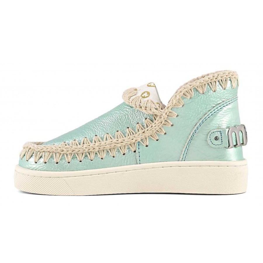 Vrouwen Mou boots Sneakers | Zomer Eskimo Italiaanse Lederen Sneaker Groente