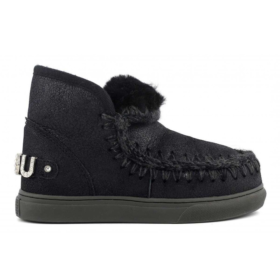 Vrouwen Mou boots Sneakers | Eskimo Sneaker Steentjes Groot Logo