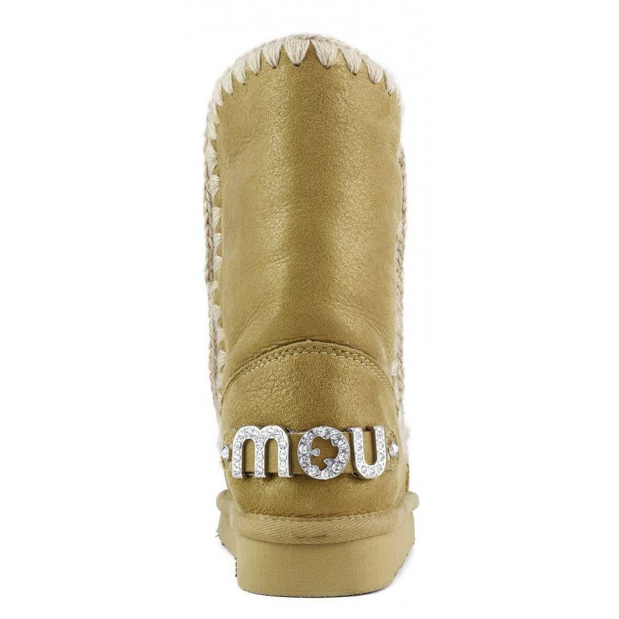 Vrouwen Mou boots Enkel Laarzen | Eskimo 24 Strass-Logo