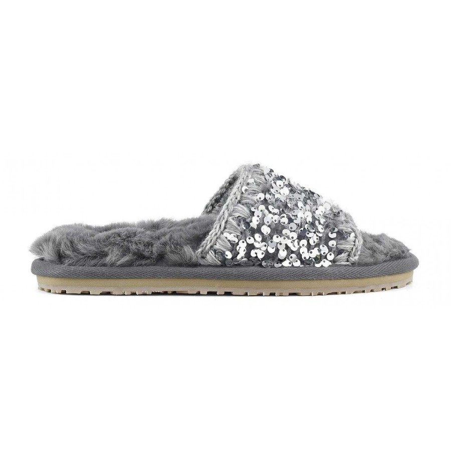 Vrouwen Mou boots Slippers | Schuif Pantoffel Pailletten