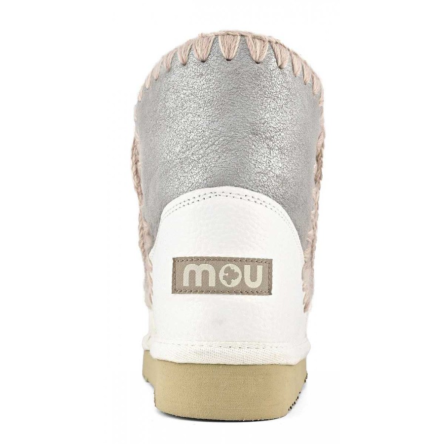 Vrouwen Mou boots Enkel Laarzen | Eskimo 18 Kleurenblok Stof Glitter Gewaadmix