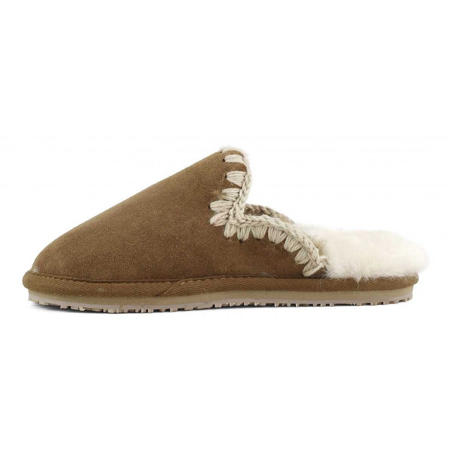 Vrouwen Mou boots Slippers | Suede Pantoffel Eskimosteek