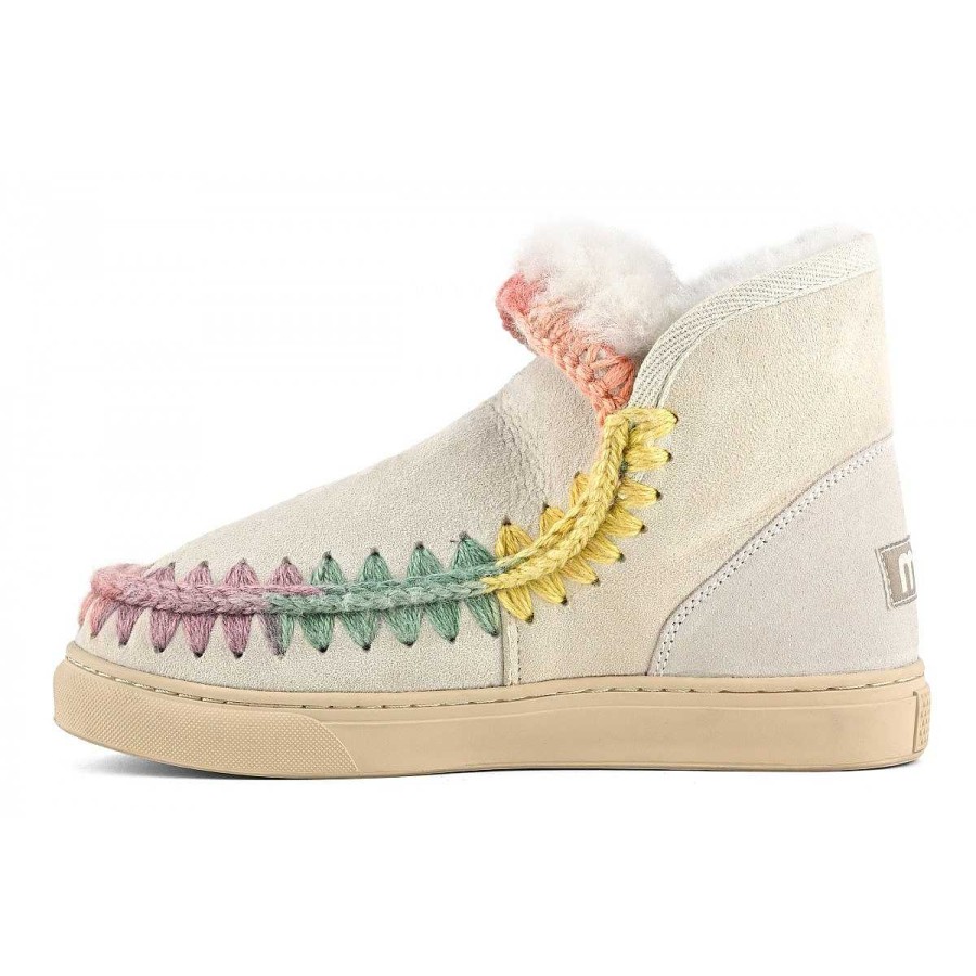 Vrouwen Mou boots Sneakers | Eskimo Sneaker Met Regenboogstiksels