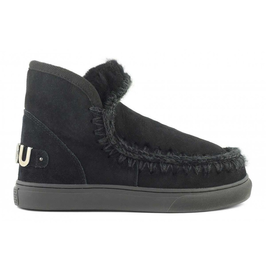 Vrouwen Mou boots Sneakers | Eskimo Sneaker Groot Metallic Logo