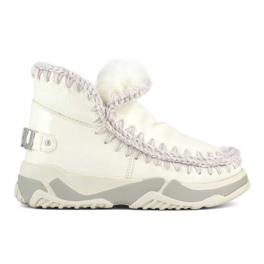 Vrouwen Mou boots Sneakers | Eskimo-Trainer Groot Metallic Logo