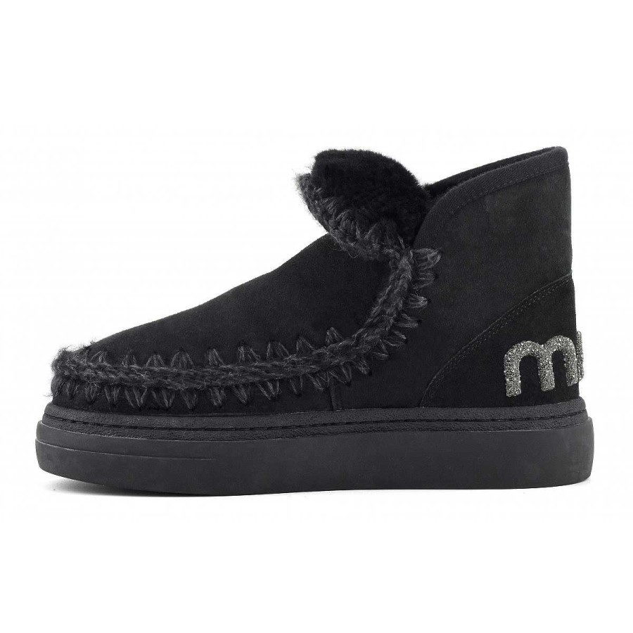 Vrouwen Mou boots Vet En Joggers | Eskimo Sneaker Vet Glitterlogo