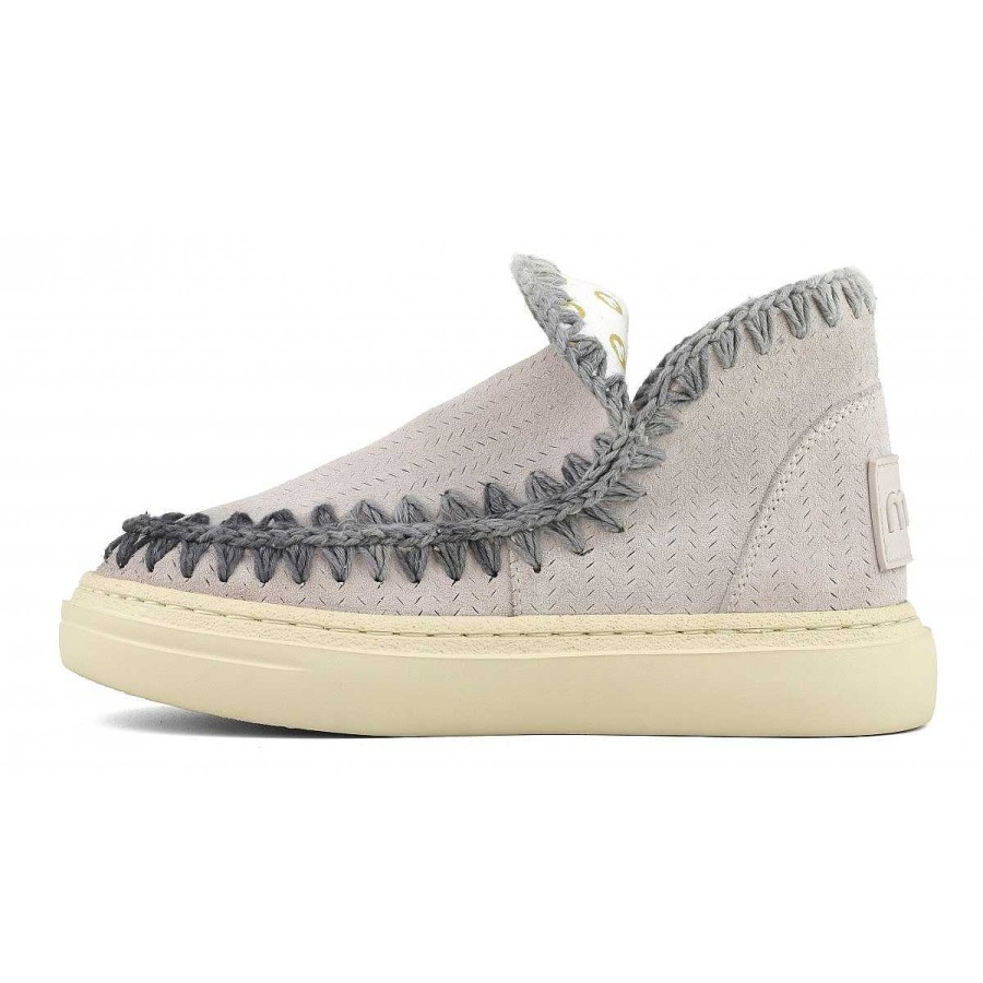 Vrouwen Mou boots Vet En Trainers | Stoere Sneaker Met Slechte Stiksels