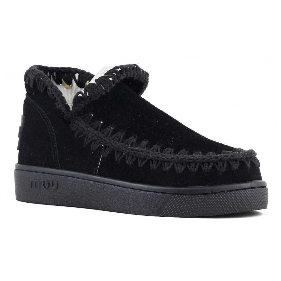 Vrouwen Mou boots Sneakers | Sneaker Monochroom Suede