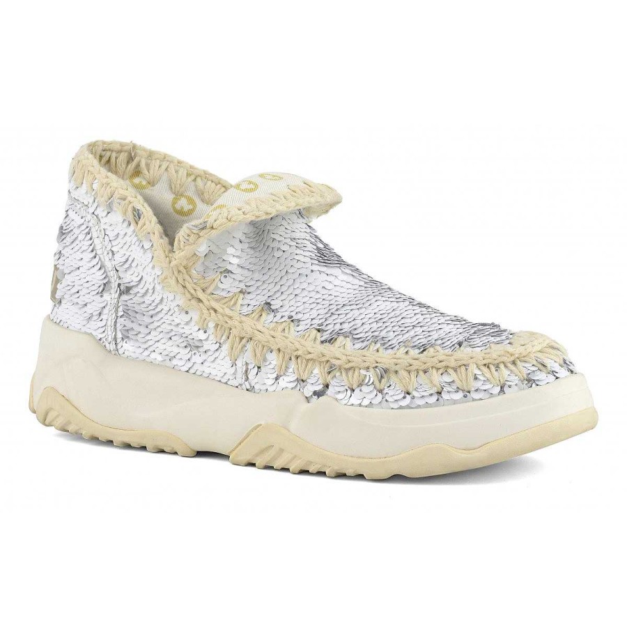 Vrouwen Mou boots Vet En Trainers | Eskimo Trainer Pailletten