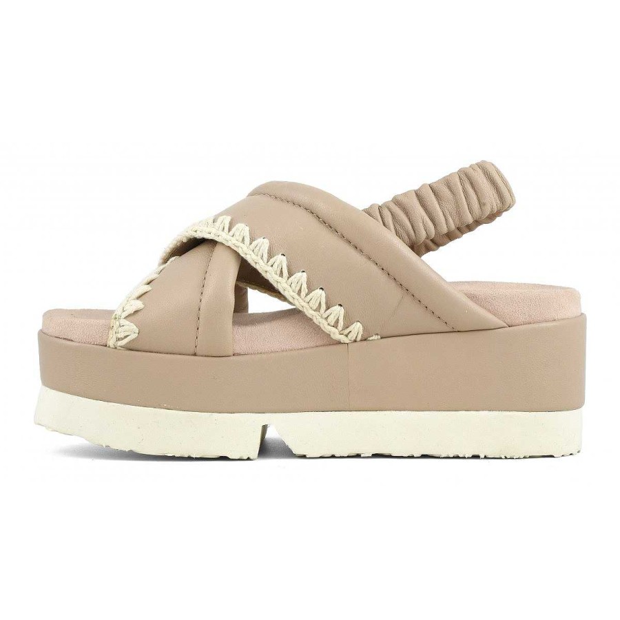 Vrouwen Mou boots Sandalen | Japans Platform Kriskras Bovenwerk