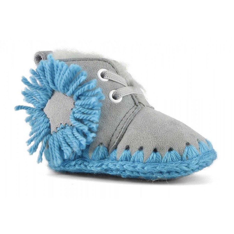 Kinderen Mou boots Sneakers | Wollen Bloem Met Veters Voor Baby'S