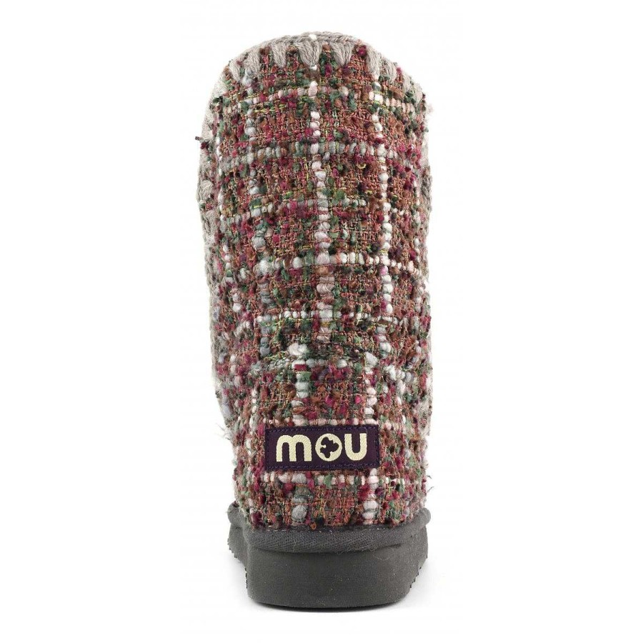 Vrouwen Mou boots Enkel Laarzen | Eskimo 24 Boucle Boucle Kaki