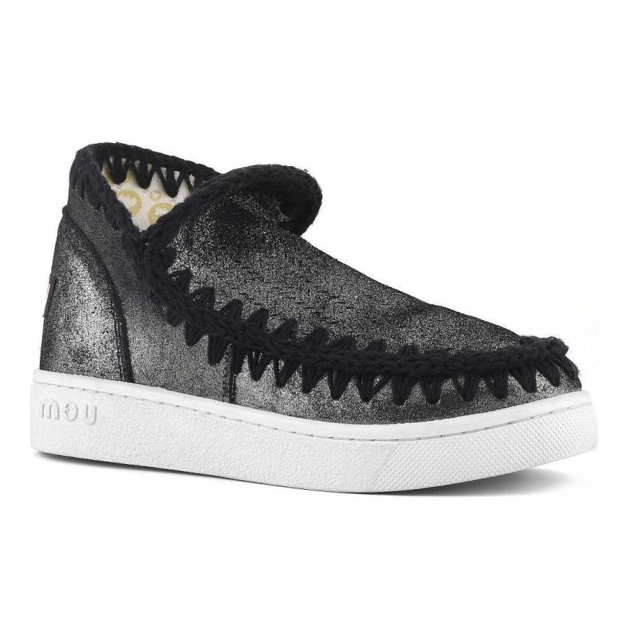 Vrouwen Mou boots Sneakers | Zomer Eskimo Sneaker Geperforeerde Microglitter