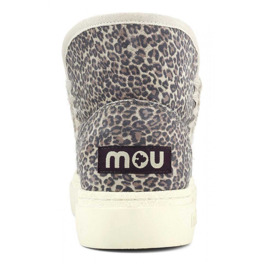 Vrouwen Mou boots Vet En Joggers | Eskimo Sneaker Vet Klein Cheetah-Leer