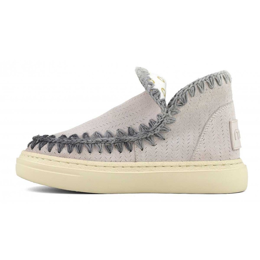 Vrouwen Mou boots Vet En Trainers | Stoere Sneaker Met Slechte Stiksels