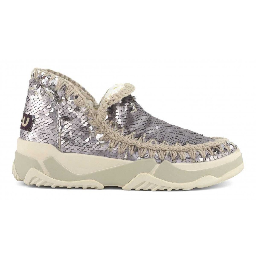 Vrouwen Mou boots Vet En Trainers | Eskimo Trainer Pailletten