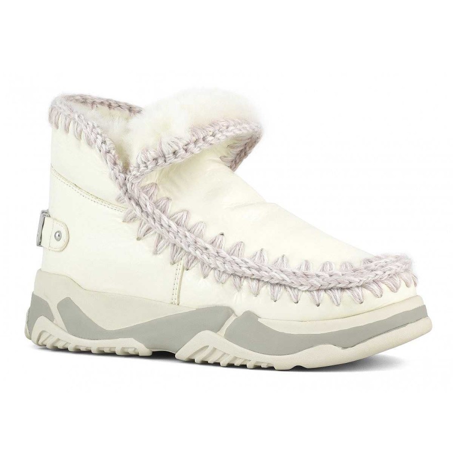 Vrouwen Mou boots Sneakers | Eskimo-Trainer Groot Metallic Logo