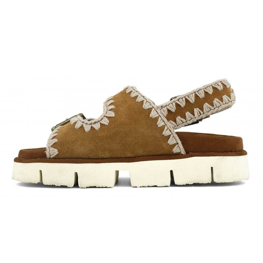 Vrouwen Mou boots Sandalen | Bio Twee Gespen En Rugband