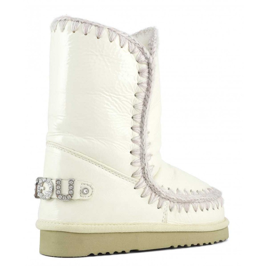 Vrouwen Mou boots Enkel Laarzen | Eskimo 24 Strass-Logo