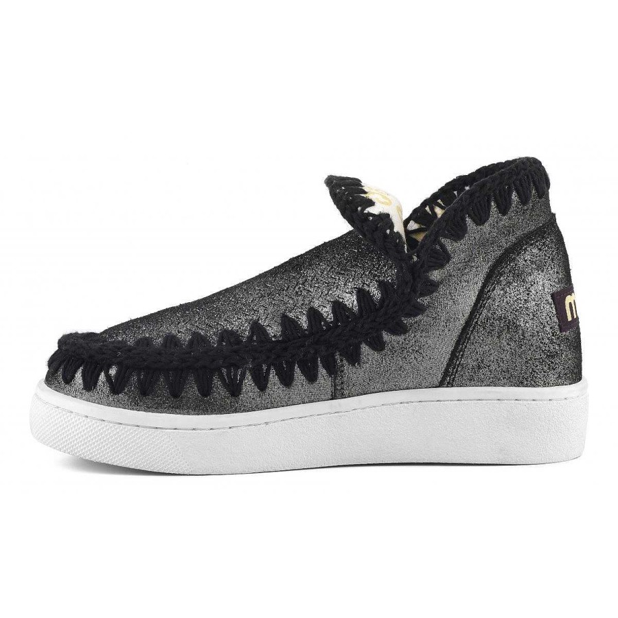 Vrouwen Mou boots Sneakers | Zomer Eskimo Sneaker Geperforeerde Microglitter