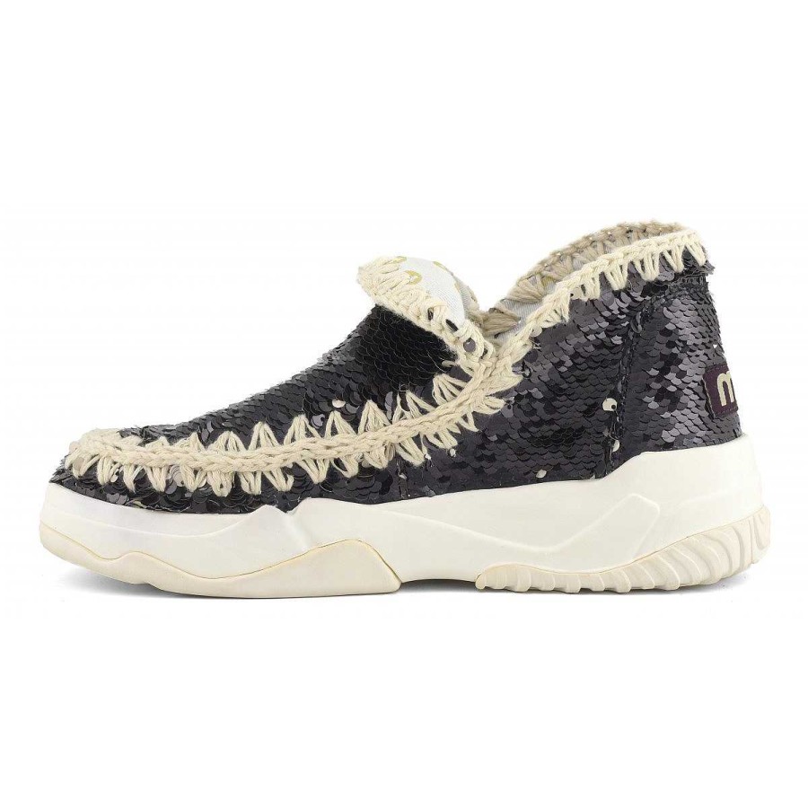 Vrouwen Mou boots Vet En Trainers | Eskimo Trainer Pailletten