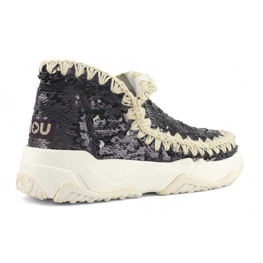 Vrouwen Mou boots Vet En Trainers | Eskimo Trainer Pailletten