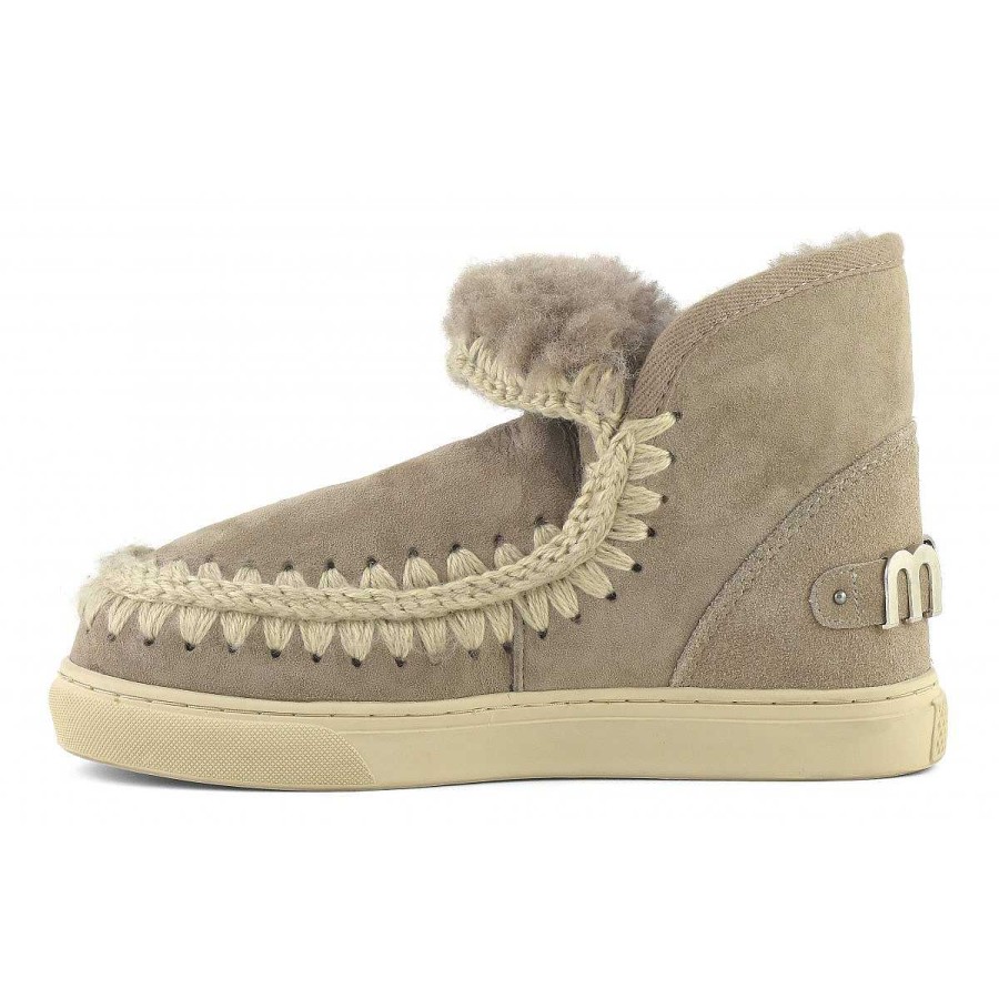 Vrouwen Mou boots Sneakers | Eskimo Sneaker Groot Metallic Logo