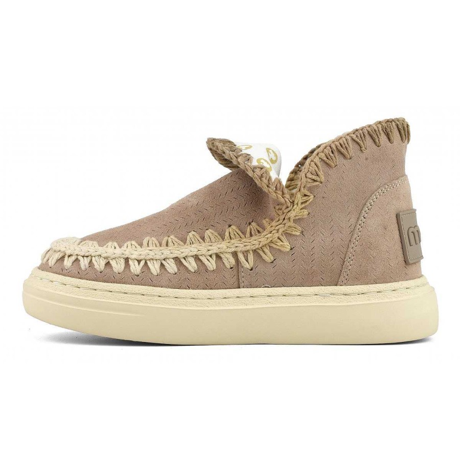 Vrouwen Mou boots Vet En Trainers | Stoere Sneaker Met Slechte Stiksels