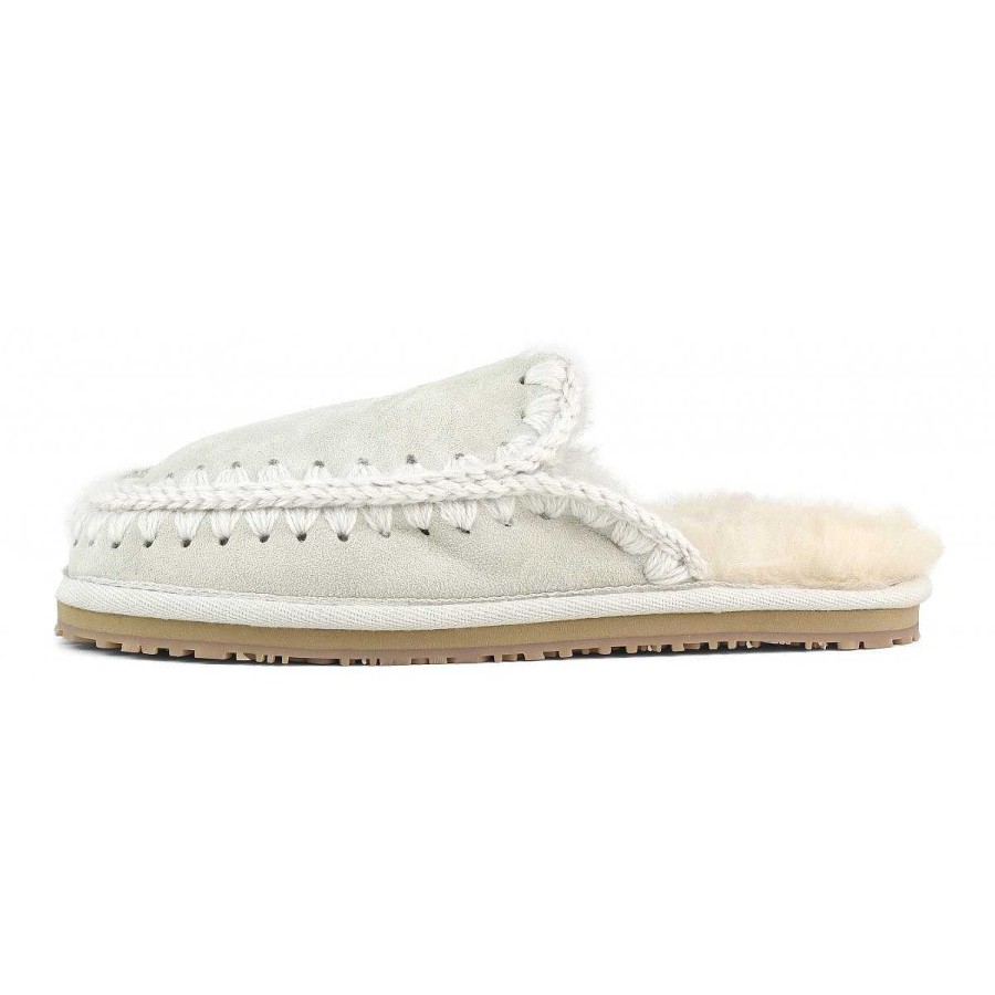 Vrouwen Mou boots Slippers | Suede Pantoffel Met Volledige Eskimo-Steek