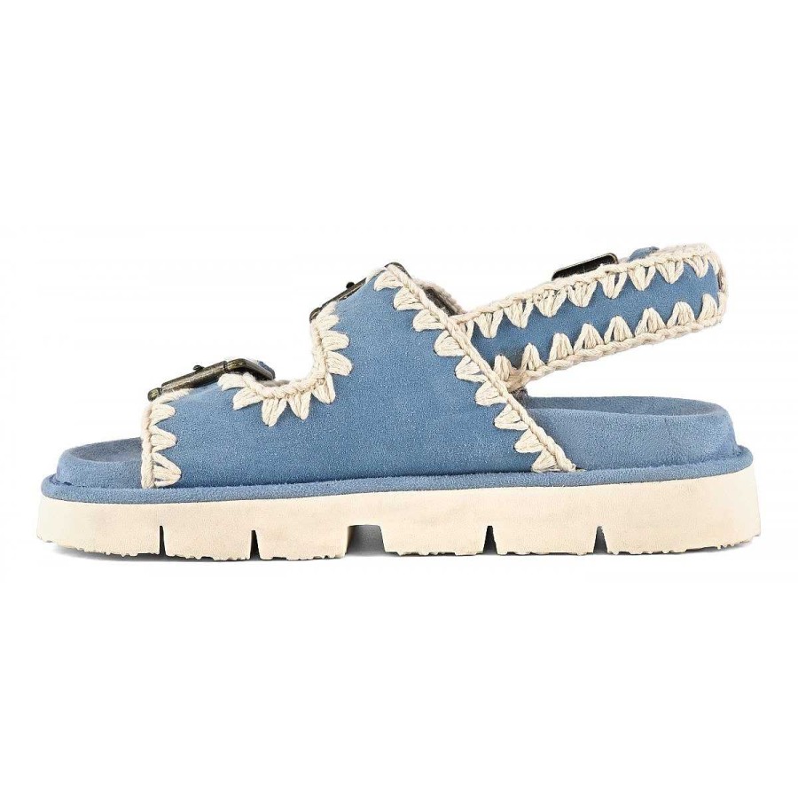 Vrouwen Mou boots Sandalen | Bio Twee Gespen En Rugband