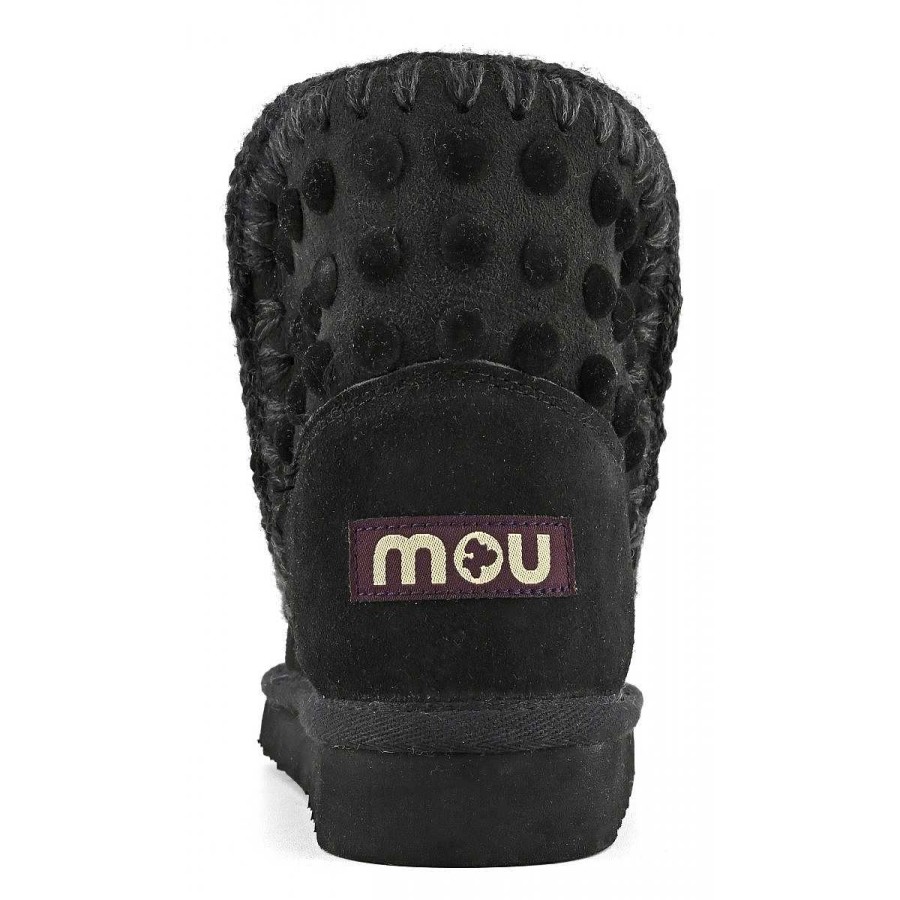 Vrouwen Mou boots Enkel Laarzen | Eskimo 18 Fluwelen Studs