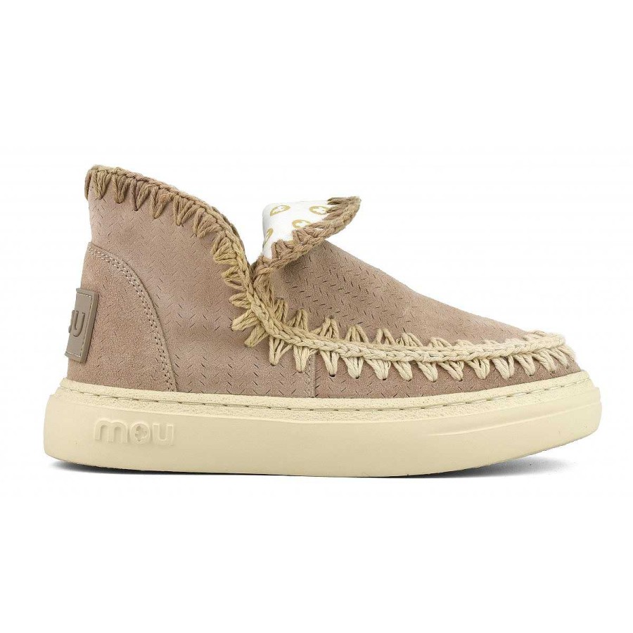 Vrouwen Mou boots Vet En Trainers | Stoere Sneaker Met Slechte Stiksels