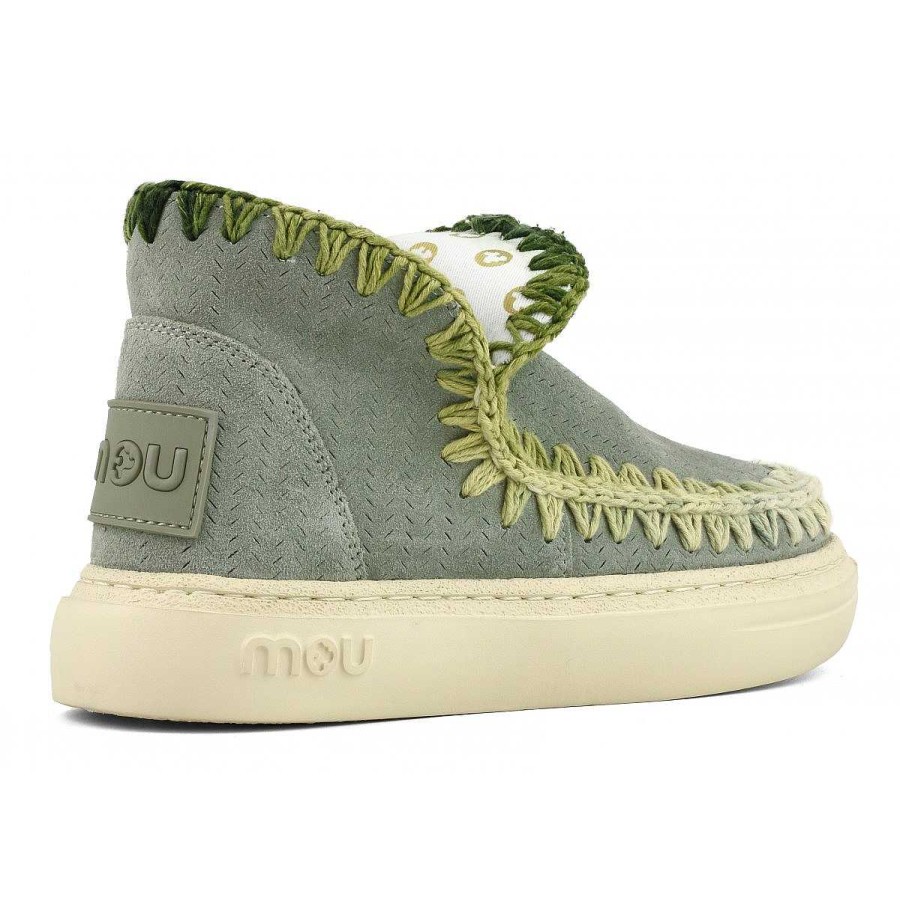 Vrouwen Mou boots Vet En Trainers | Stoere Sneaker Met Slechte Stiksels