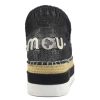 Vrouwen Mou boots Platte Vorm | Eskimo Jute Eva Buitenzool Geperforeerde Microglitter