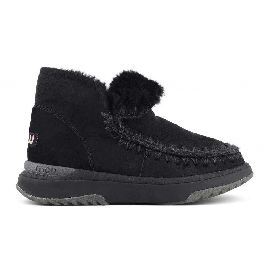 Man Mou boots Sneakers | Eskimo Jogger Heren Zwart