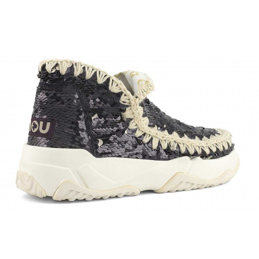 Vrouwen Mou boots Vet En Trainers | Eskimo Trainer Pailletten