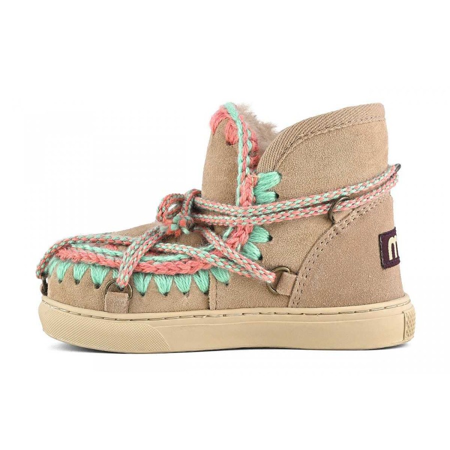 Kinderen Mou boots Sneakers | Eskimo Kid Sneaker Scoubidou Kant Kameel